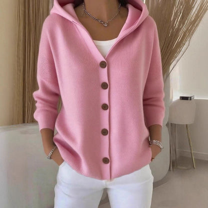 Cozy Hoodie met knopen